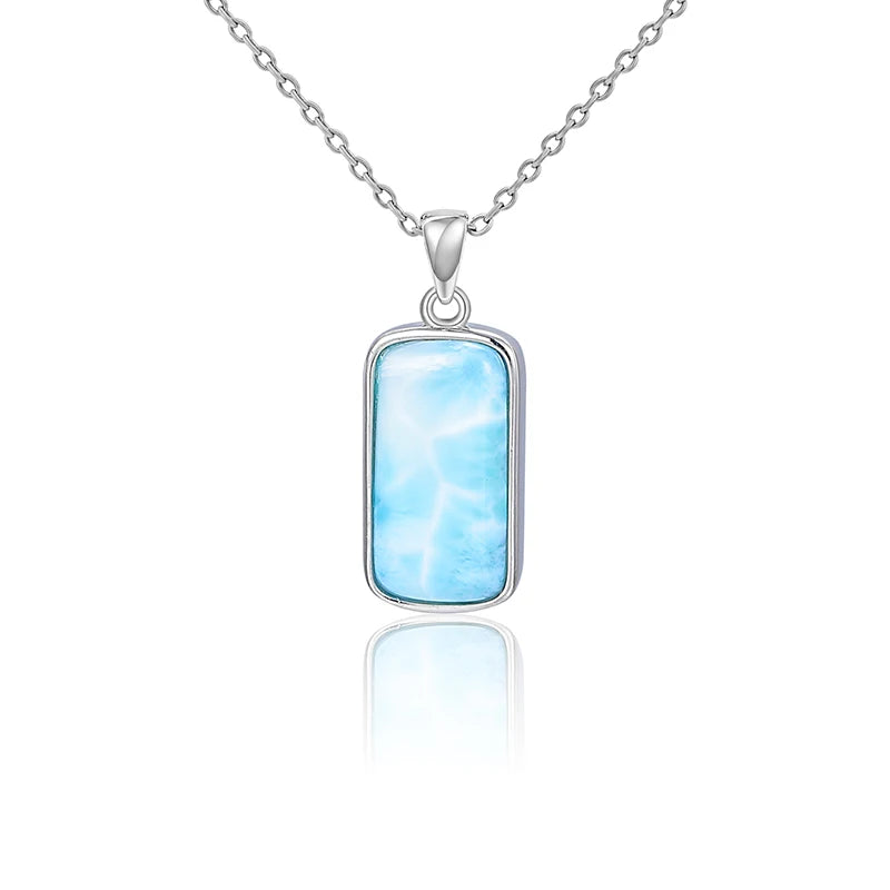 Small Spice Spoon - hotsell AAA Larimar Cabochon - Solid 925 Cast Silver - Crystal Pendant Necklace -