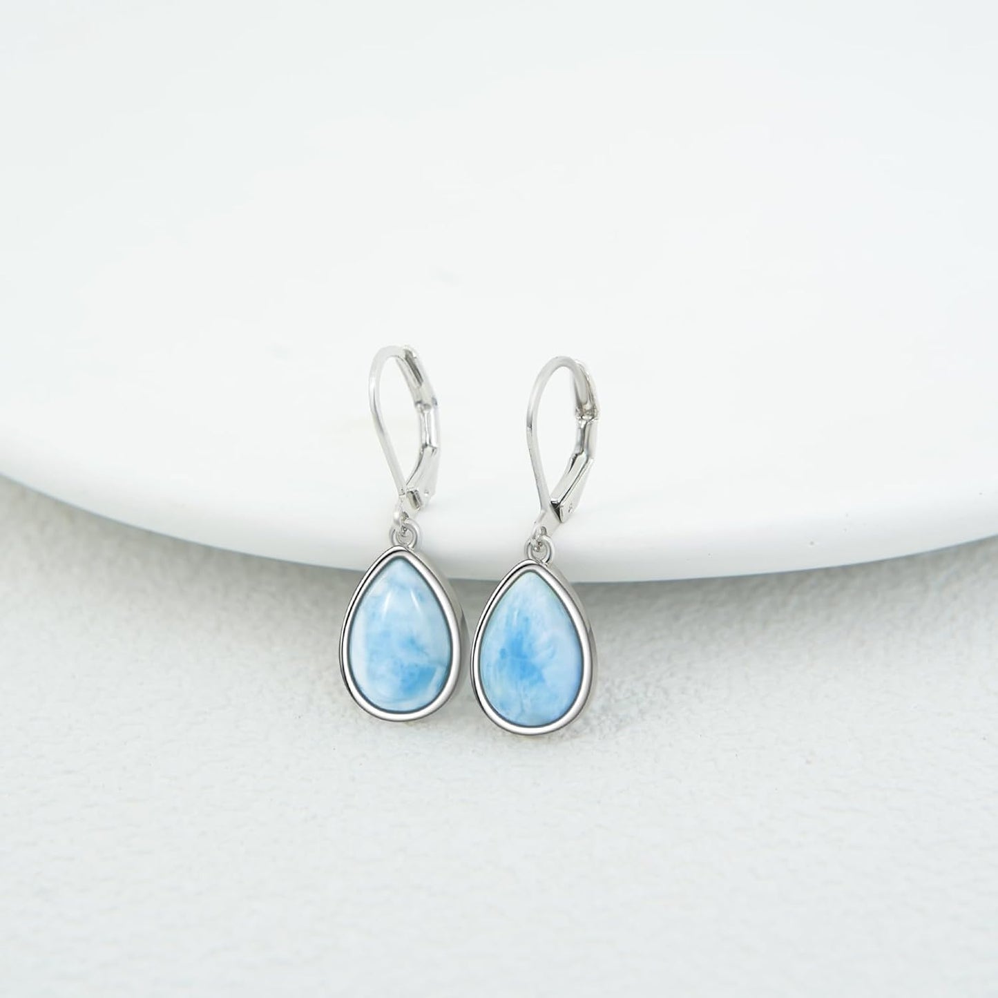Larimar Dangle Earrings