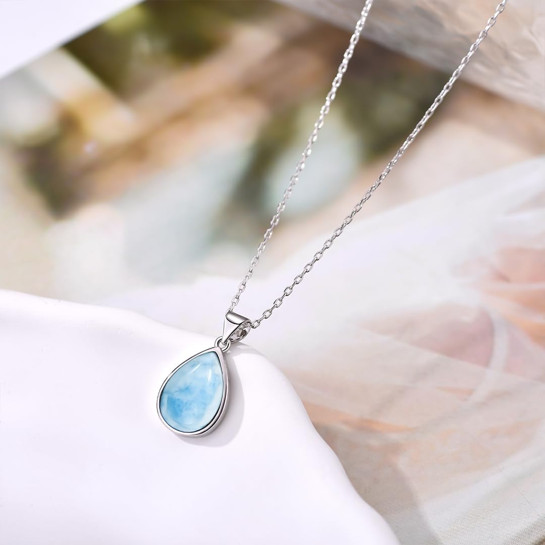 Natural Larimar Pendant