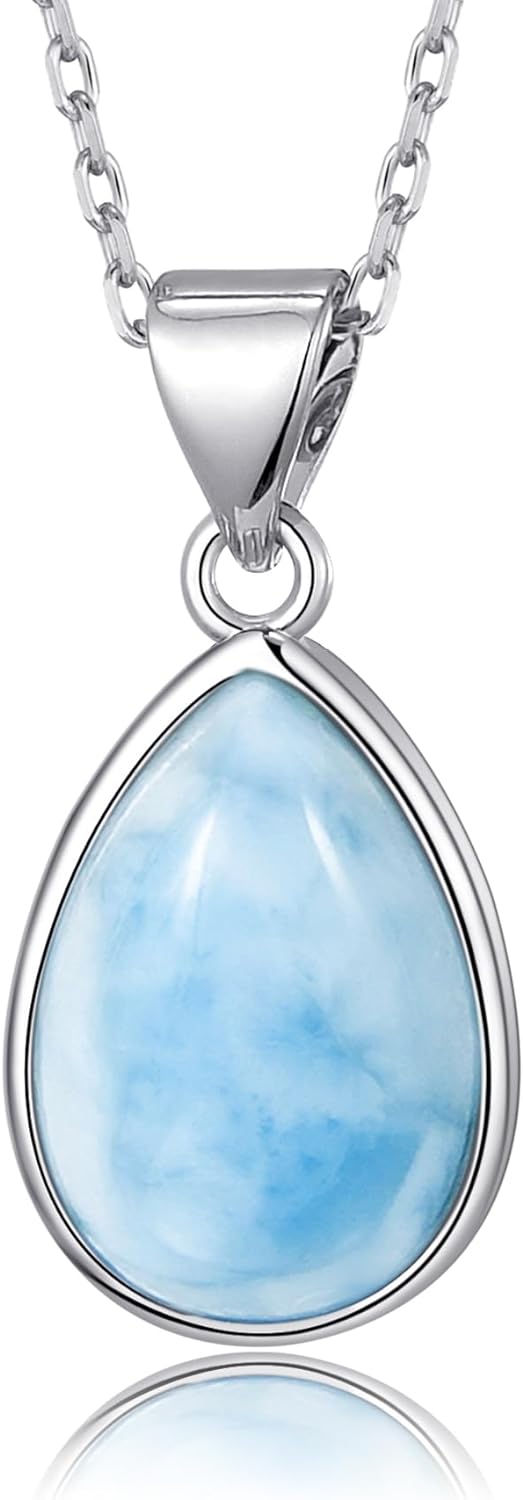 Natural Larimar Pendant