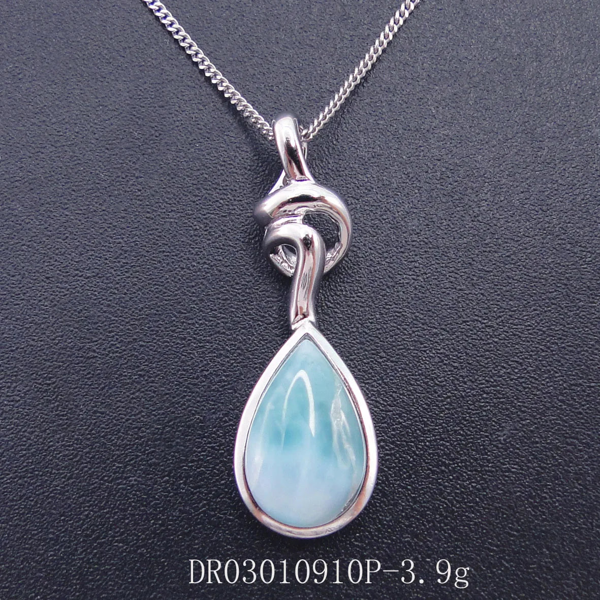 Caribbean Larimar Jewelry 925 Sterling Silver Natural Larimar Pendants